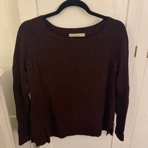 Plum Loft Sweater